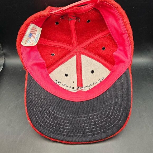 Vintage Hawaiian Style Hat Cap Snapback Red Wool Fishing Ulua Hawaii Made in USA - Picture 10 of 10